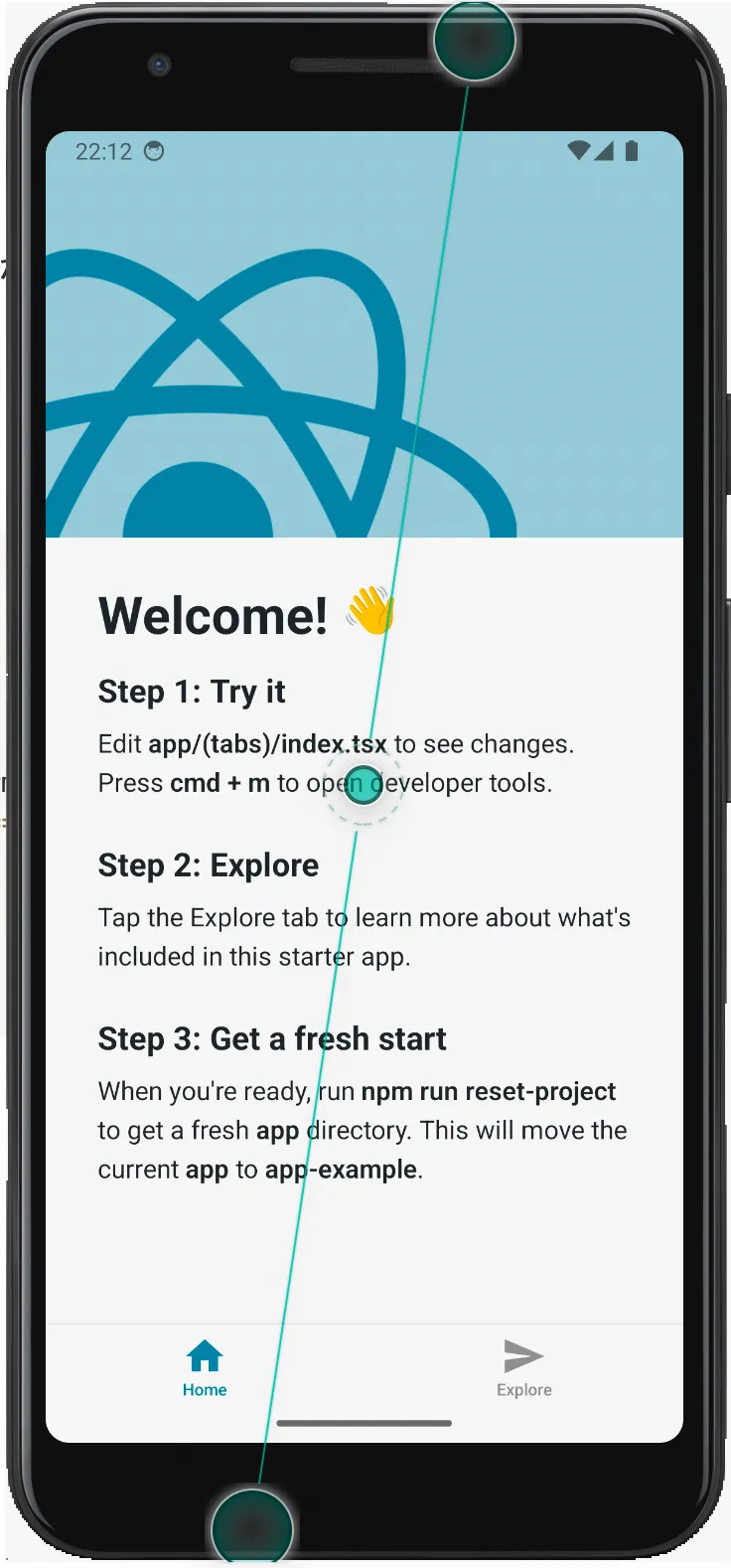 ReactNative Android動作確認